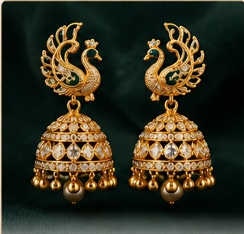 Peacock Earrings